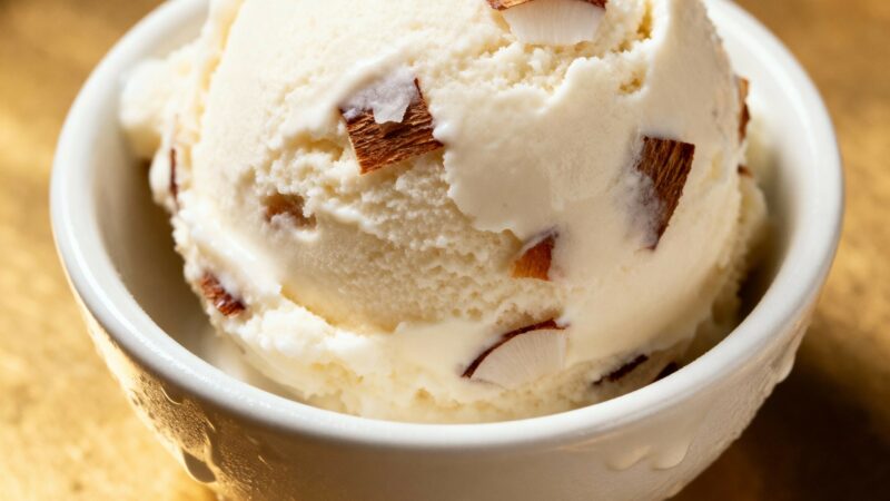 Glace noix de coco