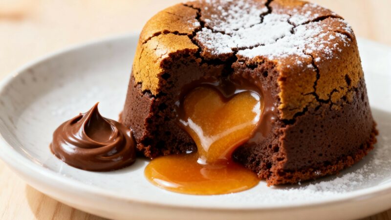 Moelleux au chocolat cœur nutella