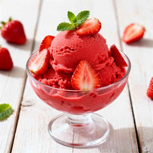Sorbet fraise