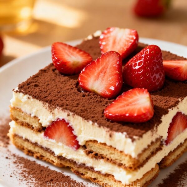 Tiramisu à la fraise