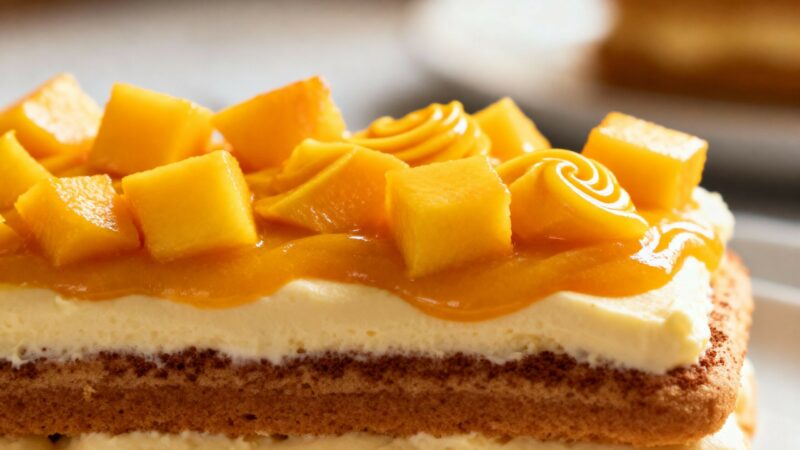 Tiramisu à la mangue