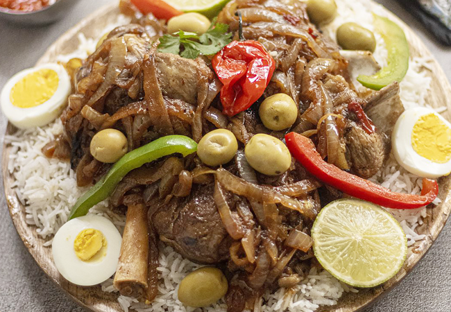 Yassa bœuf riz blanc