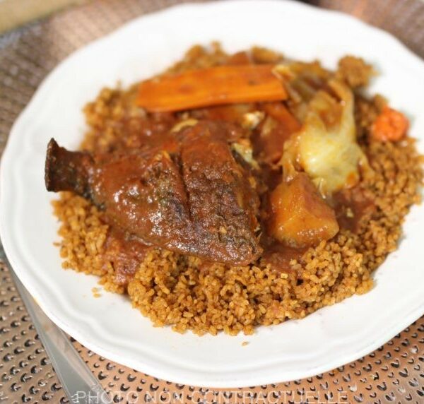 Thièb poisson avec légumes et son riz