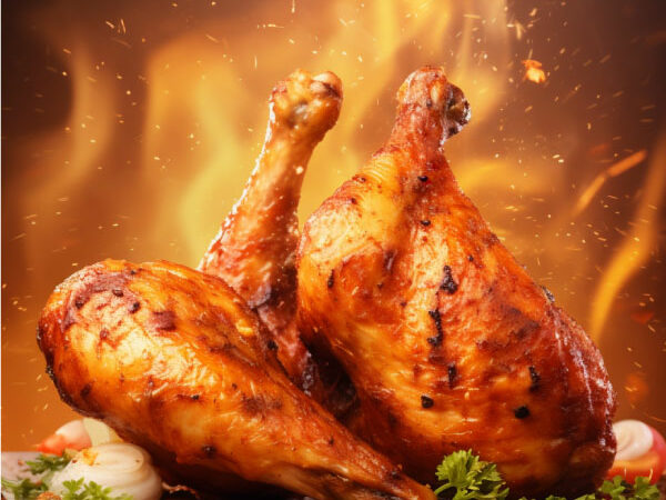 Poulet braisé