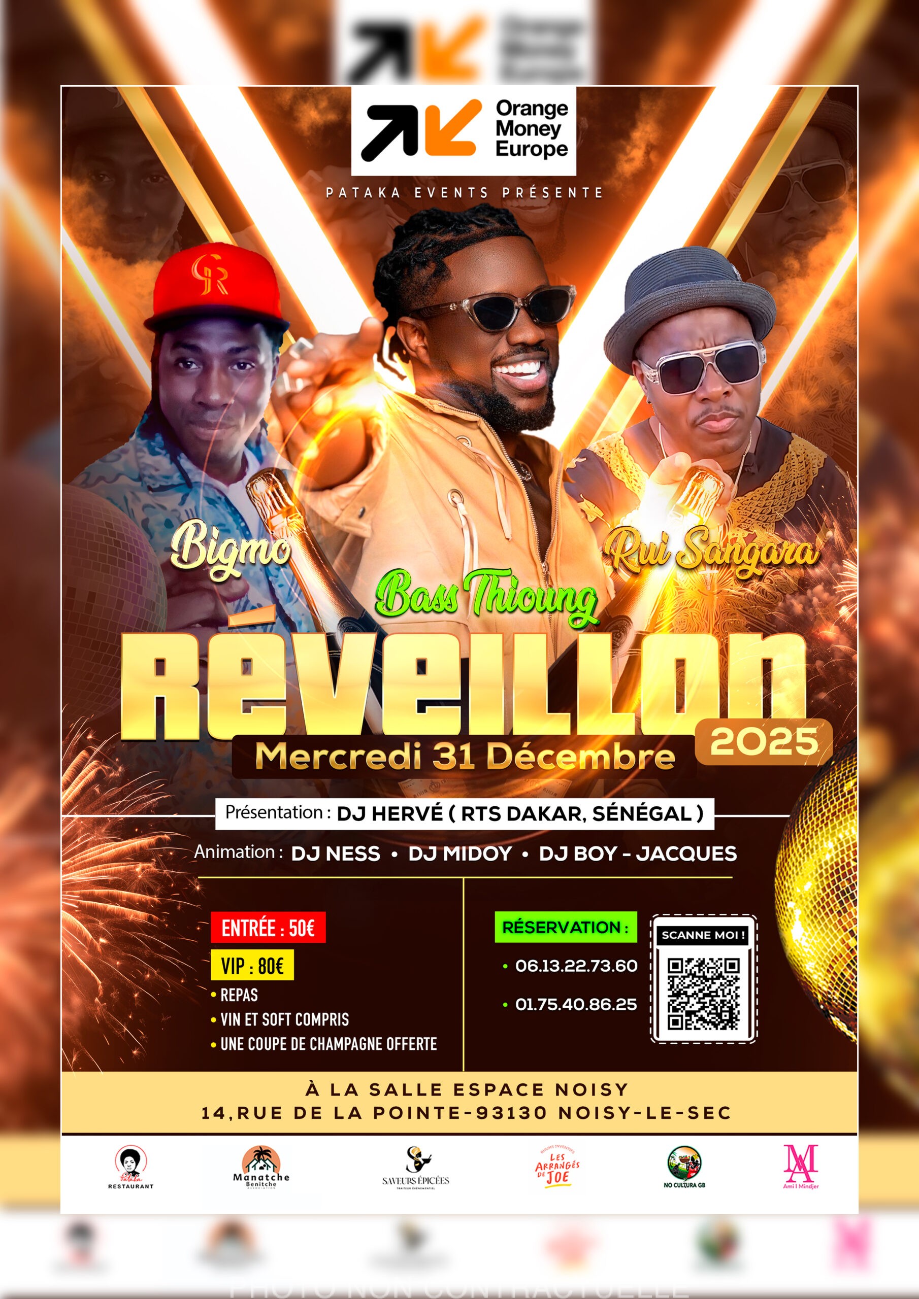 Soirée Réveillon du 31 Décembre 2025